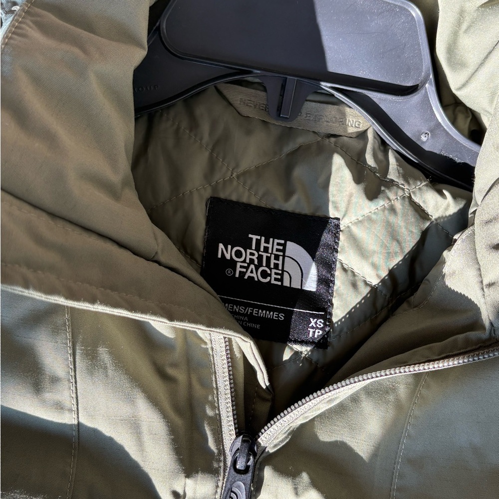 The North Face Green Utility Jacket with Classic Military Style